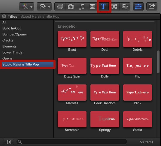 free pop up titles final cut pro x