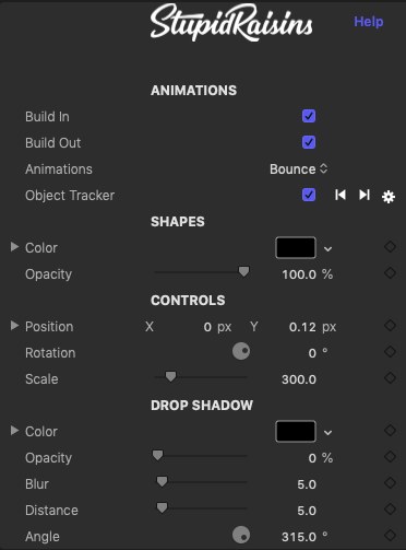 Arrow Pop Parameters