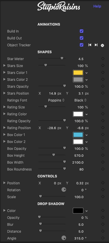 Review Pop Parameters